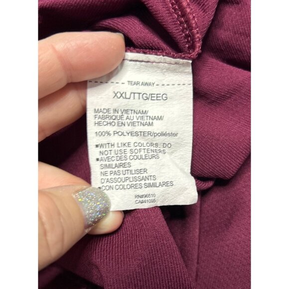 Under Armour Mens Towson Generals Polo Shirt XXL Maroon Polyester Performance - Picture 5 of 6